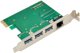 InLine® Combokarte Gigabit Netzwerk und USB 3.2 Gen.1, 1x RJ45, 3x USB-A