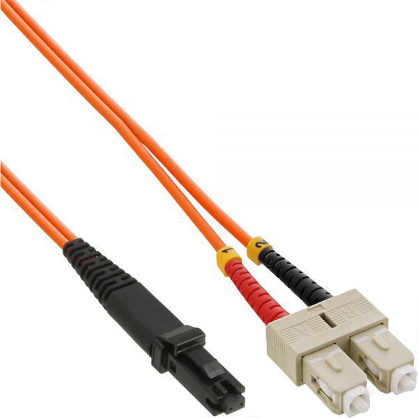 InLine Καλώδιο σύνδεσης οπτικών ινών MTRJ/SC, 50/125µm, OM2, 3m (87253)