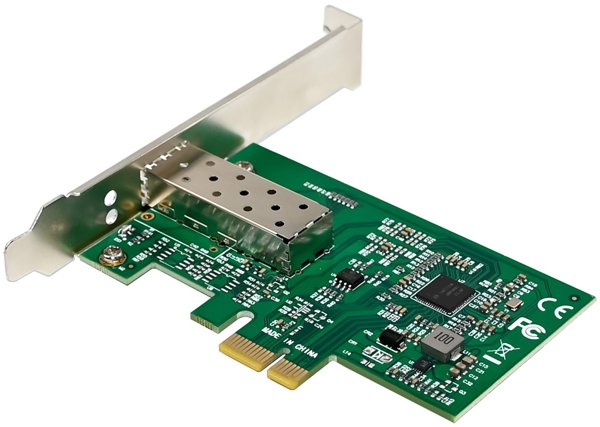 InLine® Gigabit Netzwerkkarte, 1x SFP Fiber 1Gb/s, PCIe x1, inkl. LP Slotblech