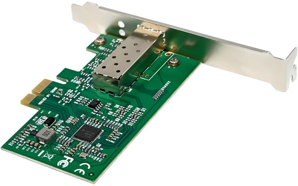 InLine® Gigabit Netzwerkkarte, 1x SFP Fiber 1Gb/s, PCIe x1, inkl. LP Slotblech