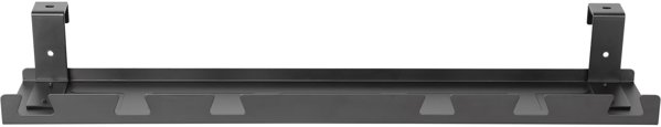 InLine InLine® Cable guide/shelf for under-table mounting, black