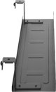 InLine InLine® Cable guide/shelf for under-table mounting, black