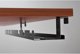 InLine InLine® Cable guide/shelf for under-table mounting, black