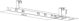InLine InLine® Cable guide/shelf for under-table mounting, black