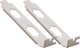 InLine® Slotblech, zur Befestigung von 2x 9pol. Sub D St. oder Bu., 2er Pack