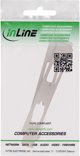 InLine® Slotblech, zur Befestigung von 2x 9pol. Sub D St. oder Bu., 2er Pack