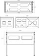 InLine InLine® 19" foldable rack, 4U, 24-40cm depth, with cover, black