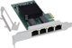 InLine® Quad Gigabit Netzwerkkarte, 4x RJ45 1 Gb/s, PCIe x1