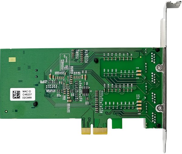 InLine® Quad Gigabit Netzwerkkarte, 4x RJ45 1 Gb/s, PCIe x1