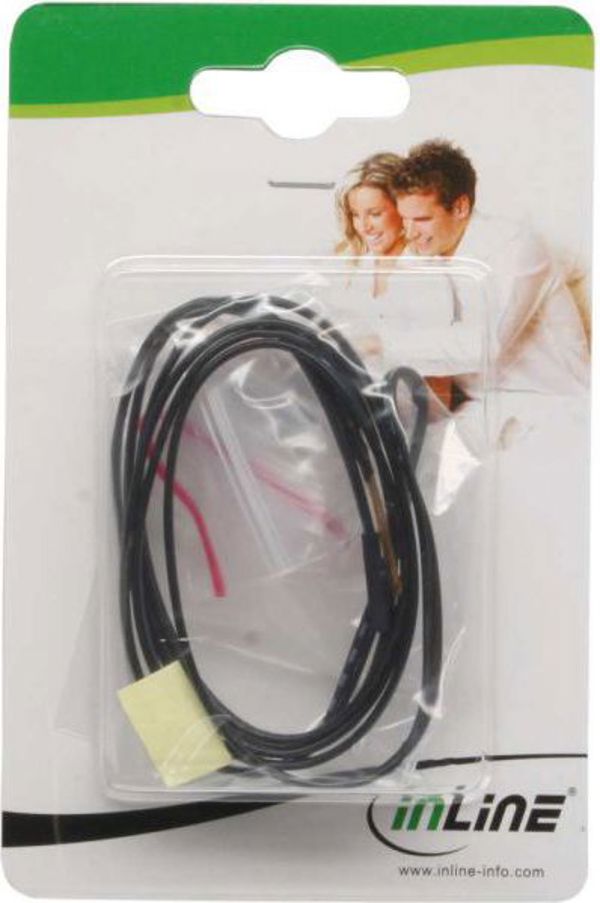InLine Αισθητήρας Θερμοκρασίας 2 Pin με Καλώδιο 1m, 10kohm (-50°C έως +90°C) - 36219I