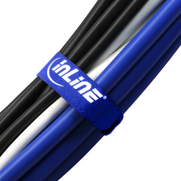InLine InLine® Cable Strips hook-and-loop 20 x 400mm 10 pcs. blau