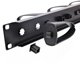 InLine InLine® 19" cable management panel, 5 plastic brackets removable, RAL 9005, black