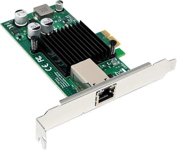InLine® Gigabit Netzwerkkarte, 1x RJ45 1 Gb/s, PCIe x1, PoE+