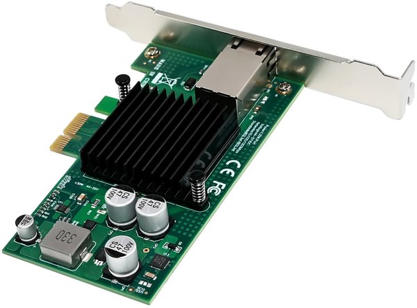 InLine® Gigabit Netzwerkkarte, 1x RJ45 1 Gb/s, PCIe x1, PoE+