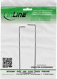 InLine InLine® Cable bracket, metal, 40x129mm black