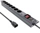 InLine InLine® 19" socket strip, 7-way, surge and overload protection, switch