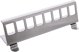InLine® Keystone SNAP-In Metall-Modulhalter, 8-fach für Hutschiene