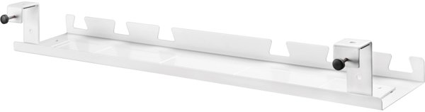 InLine InLine® Cable guide/shelf for under-table mounting, white
