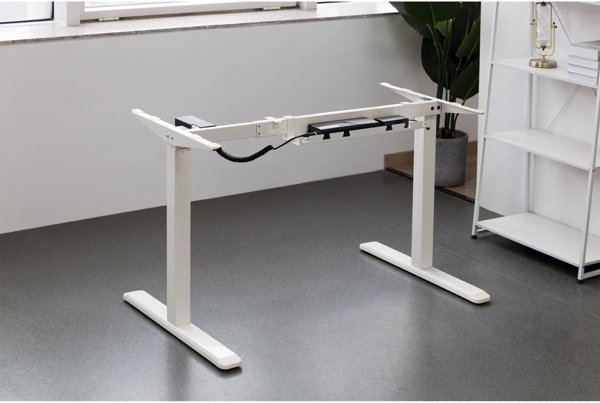InLine InLine® Cable guide/shelf for under-table mounting, white