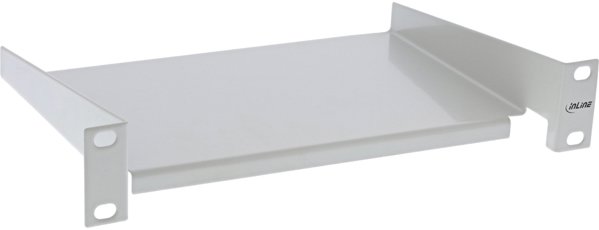 InLine InLine® 10" Shelf, 160mm, 10kg, 1U, RAL 7035 grey