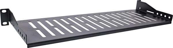 InLine Ράφι Rack 19" 1U, Βάθος 150mm, Έως 10kg, Μαύρο (RAL 9005)