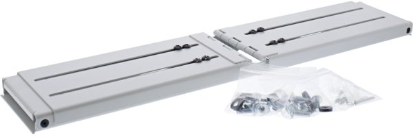 InLine InLine® 19" foldable rack, 2U, 24-40cm depth, grey