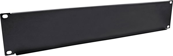 InLine InLine® 19" blind panel, RAL 9005 black, 2U