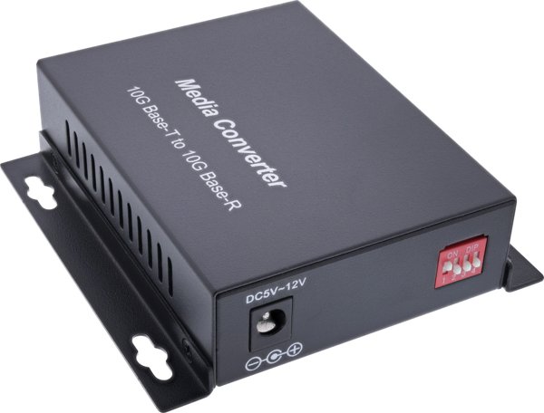 InLine® Netzwerk Media Konverter 10Gb/s TP zu SFP+ LWL (für LC Duplex), MM, 300m