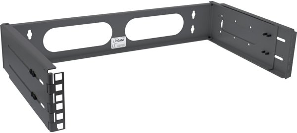 InLine InLine® 19" foldable rack, 2U, 24-40cm depth, black