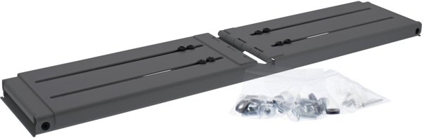 InLine InLine® 19" foldable rack, 2U, 24-40cm depth, black