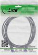 InLine Patch Cable Slim Cat.6A S/FTP, Εύκαμπτο TPE (LSZH), PoE, Μαύρο, 1m