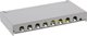 InLine InLine® Patch panel Cat.6A 0.5U 8-port, table/wall mounting, light grey, RAL7035