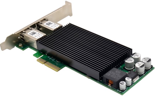 InLine® Dual Gigabit Netzwerkkarte, 2x RJ45 1 Gb/s, PCIe x4, PoE+