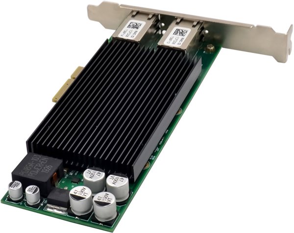 InLine® Dual Gigabit Netzwerkkarte, 2x RJ45 1 Gb/s, PCIe x4, PoE+