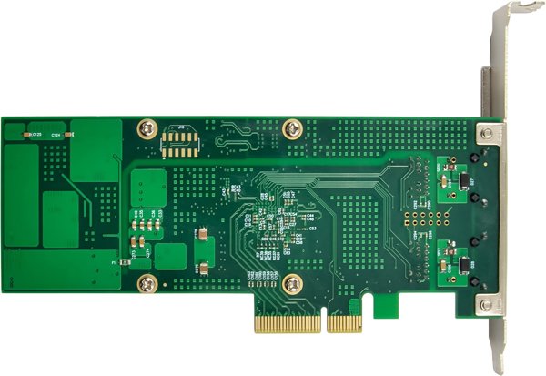 InLine® Dual Gigabit Netzwerkkarte, 2x RJ45 1 Gb/s, PCIe x4, PoE+