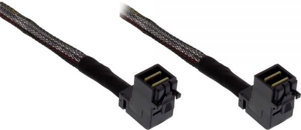 Καλώδιο InLine SFF-8643 σε SFF-8643, 1m, Μαύρο
