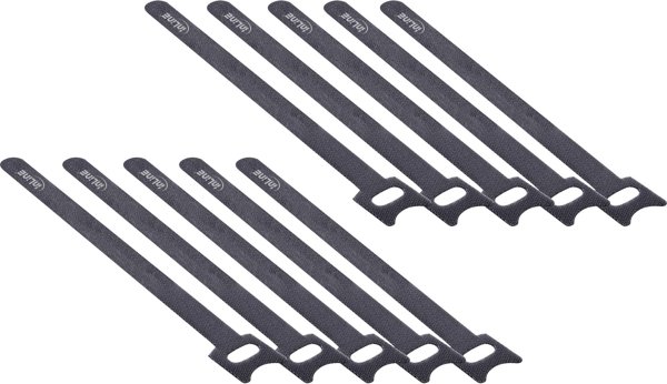 InLine InLine® Cable tie Straps hook-and-loop fastener 180mm 10 pcs. black
