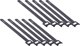 InLine InLine® Cable tie Straps hook-and-loop fastener 180mm 10 pcs. black