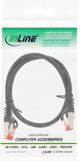 InLine Patchord Crosover S/FTP, Cat.6, czarny, 0.3m (73633X)