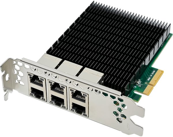 InLine® 6-fach Gigabit Netzwerkkarte, 6x RJ45 1 Gb/s, PCIe x4