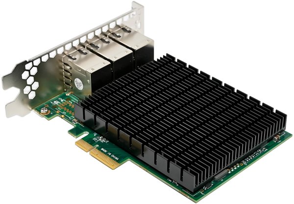 InLine® 6-fach Gigabit Netzwerkkarte, 6x RJ45 1 Gb/s, PCIe x4
