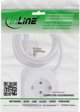 InLine InLine® Charging Cube, 3x earthing contact, 2x USB-C, 2x USB-A, white, 2m