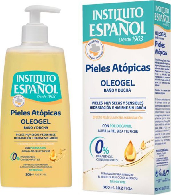 Instituto Espanol Αφρόλουτρο για Ατοπικό Δέρμα Oleogel 300 ml