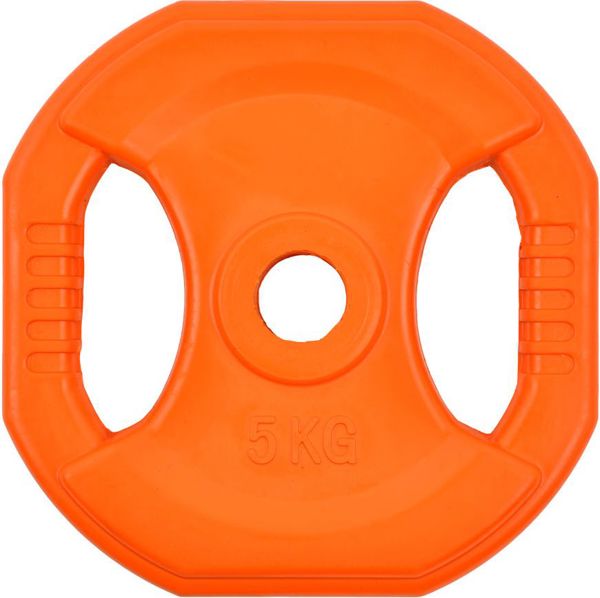 inSPORTline Σετ τετραγωνικών βαρών Pump set 5kg 30mm πορτοκαλί (5049)