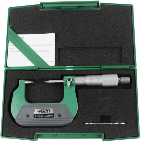 Insize MIKROMETR   0- 25 PUNKTOWY STOZEK/30