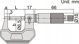Insize Μικρόμετρο Εξωτερικής Μέτρησης 0-25mm, Τυπικό Μοντέλο με Πιστοποιητικό