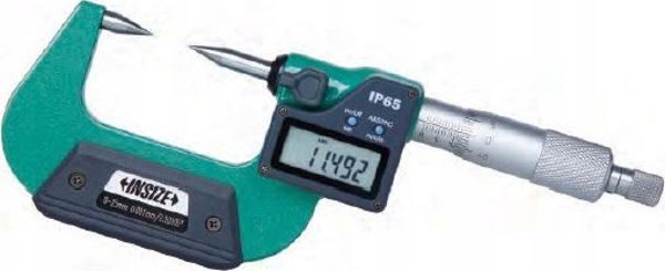 Insize MIKROMETR CYFR.   0- 25 PUNKTOWY IP54 TYP-A