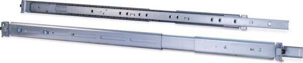 Inter-Tech Σταθερή Τηλεσκοπική Ράγα για Rack 19" (Σετ 2 Τεμαχίων)