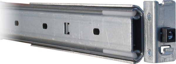 Inter-Tech Σταθερή Τηλεσκοπική Ράγα για Rack 19" (Σετ 2 Τεμαχίων)