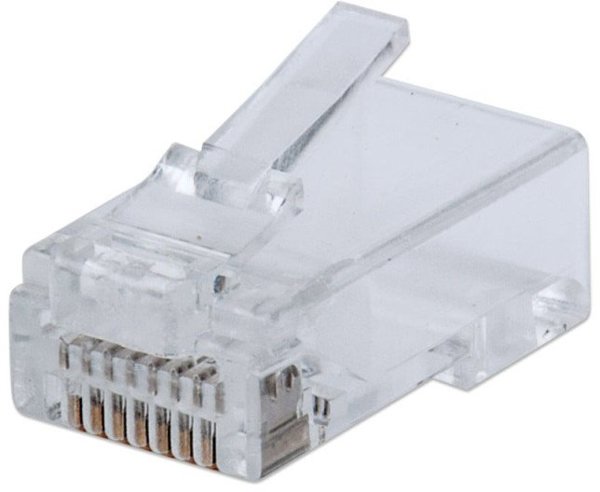 Intellinet Wtyk RJ45 8P/8C Cat 5e UTP linka/drut przelotowy 50 sztuk